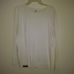 long sleeve tee in Women off white